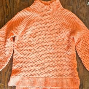 **SOLD** Anthropologie Wool Oversized Salmon Colored Sweater Size S